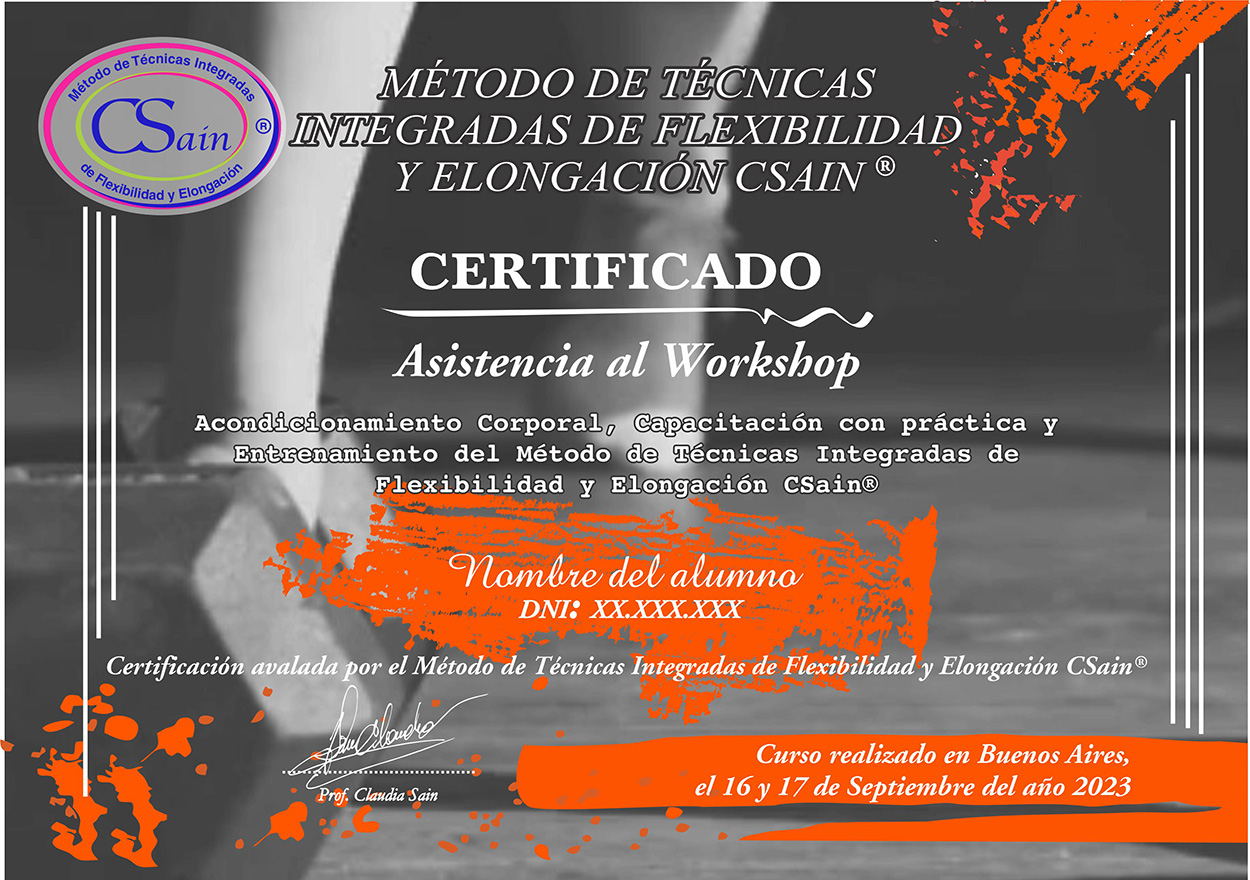 certificado de workshop